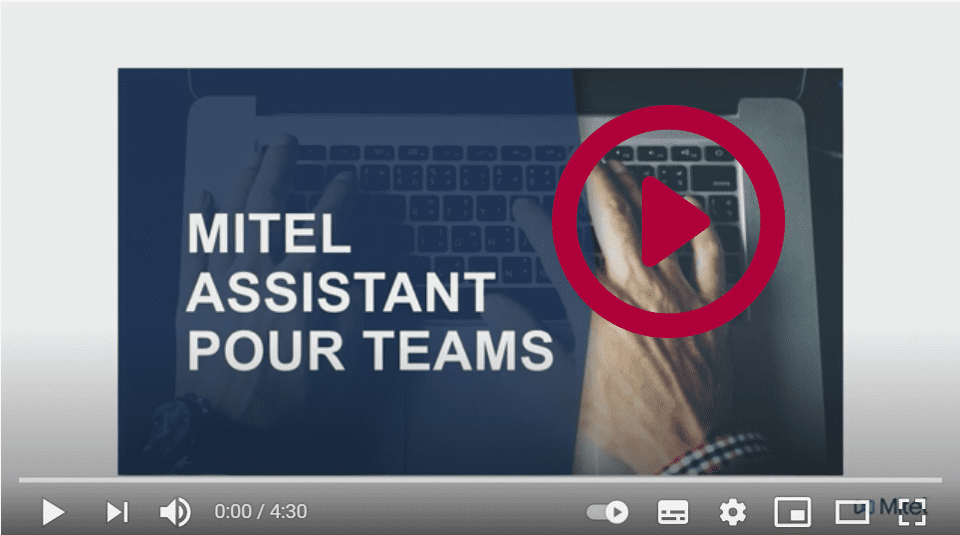 Mitel Assistant pour Teams avec Foliateam